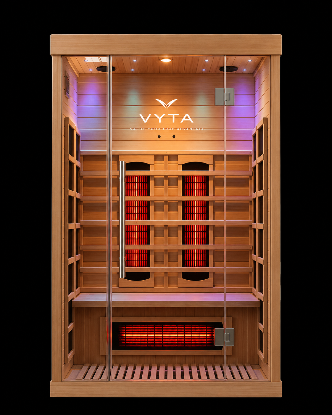 VYTA Heat Duo™ — Premium Two-Person Full Spectrum Infrared Sauna