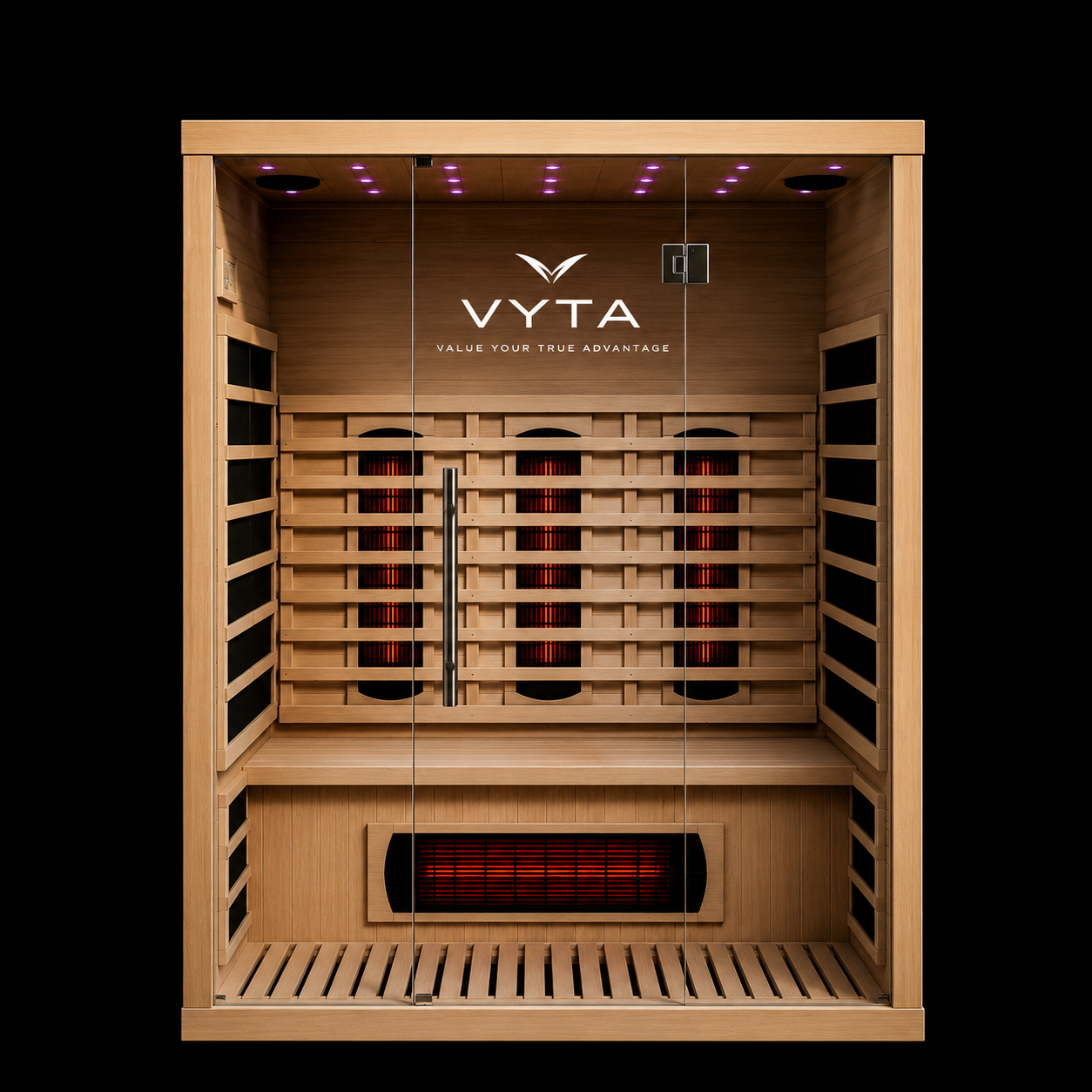 VYTA Heat Max™ | Premium Three-Person Full Spectrum Infrared Sauna